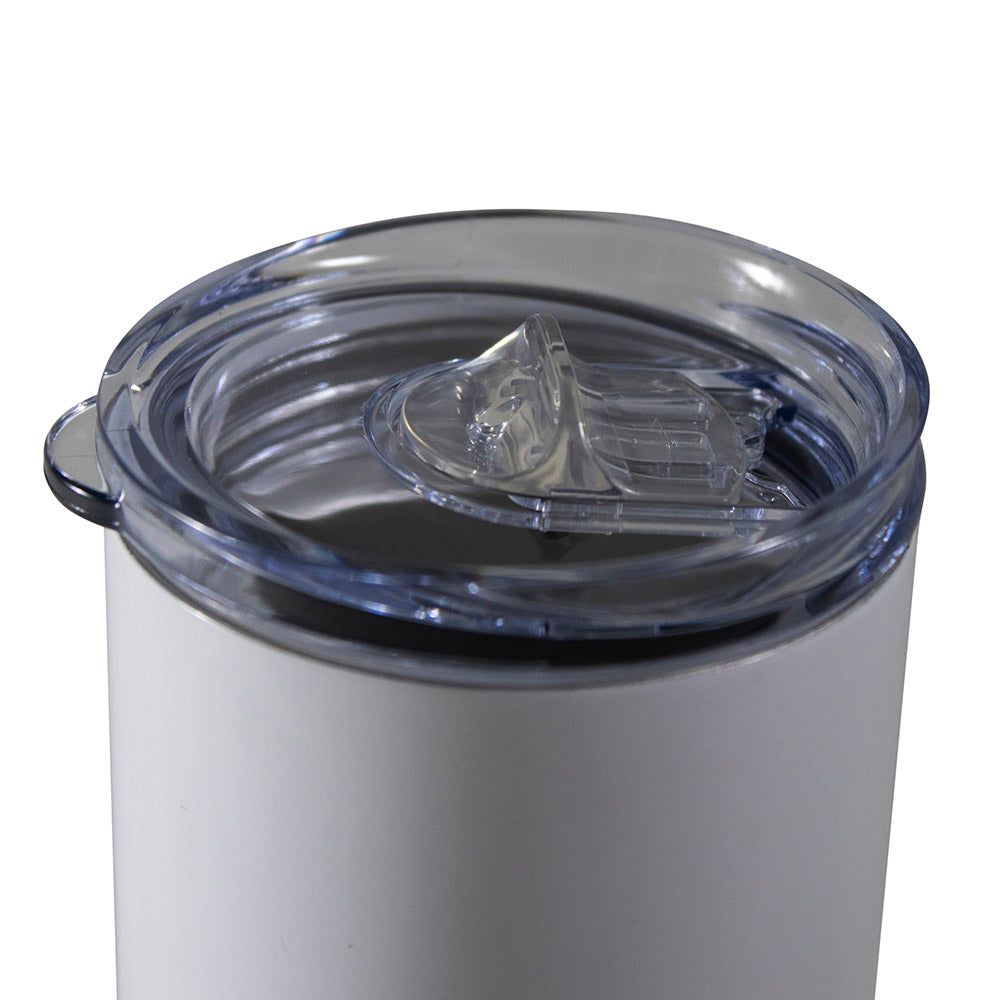 Tidewater Skinny Slim Insulated Can Holder - White