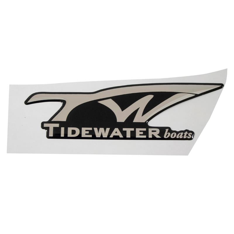 Tidewater 6" Chrome Domed Decal