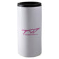 Tidewater Skinny Slim Insulated Can Holder - White