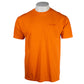 Orange short-sleeve t-shirt with the tidewater logo on the chest. 
