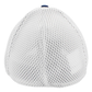 White mesh cap with an elastic edge