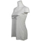 Tidewater Womens Racerback Tank - White/Grey