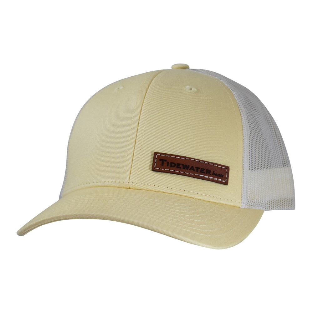 Tidewater Richardson 115 Leather Patch Hat - Banana Birch