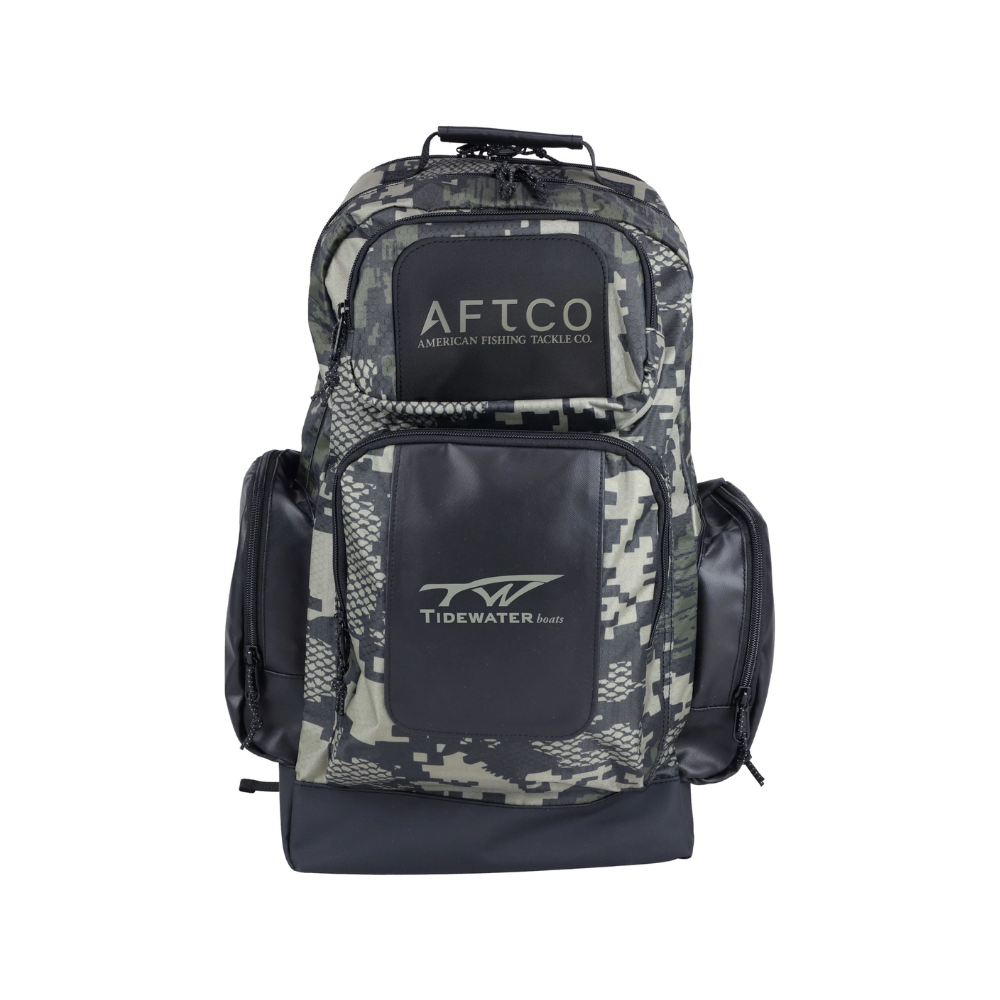 Tidewater AFTCO Backpack - Green Digi Camo