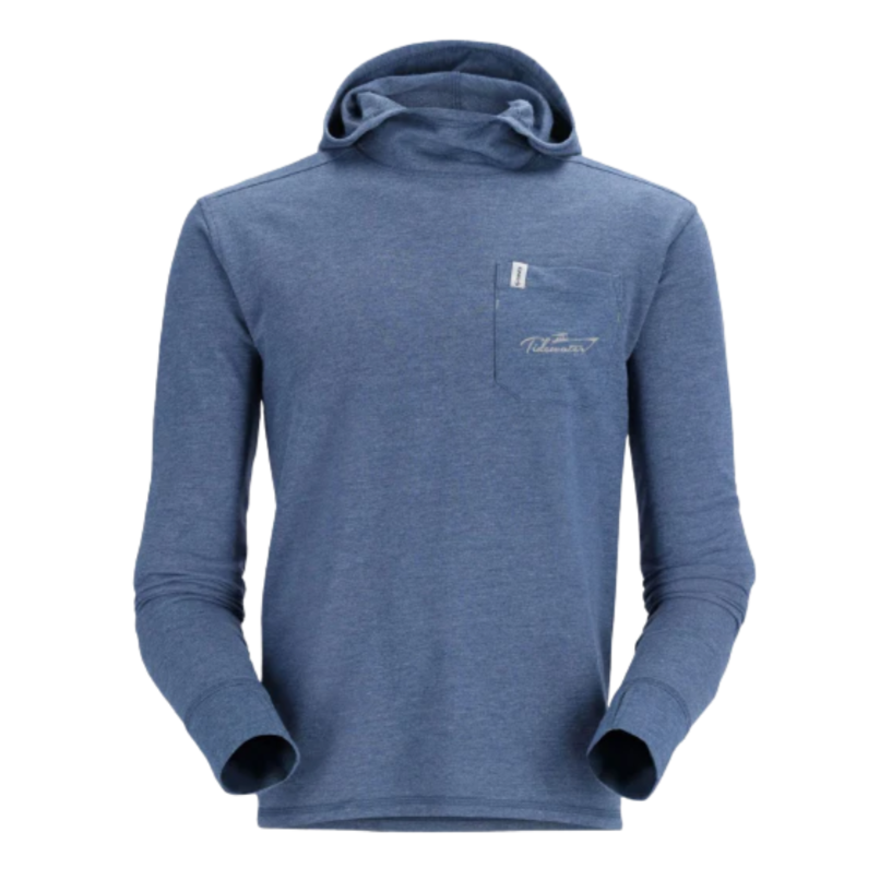 Tidewater Simms Henry's Fork Hooded Long Sleeve - Navy Heather